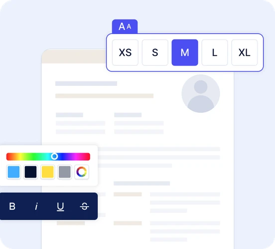 Personnalisez le design selon vos goûts.